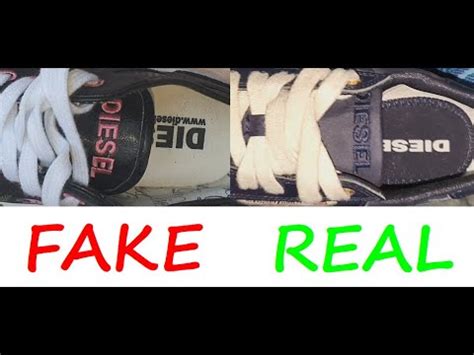 Real vs fake Diesel shoes. How to spot fake Diesel sneakers / 